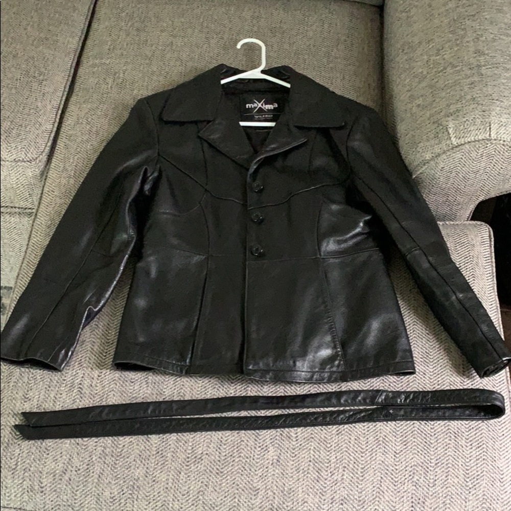 Leather women’s jacket